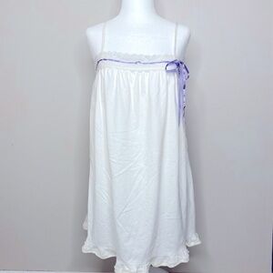 Vintage Victoria’s Secret Cottagecore white cotton night gown